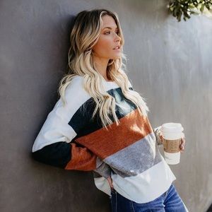 Vici Multicolor Striped Sweater